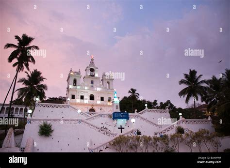 Our lady of the immaculate conception church, Panaji, Goa Stock Photo ...