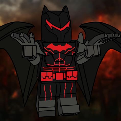 Happy Batman day! Here's The Hellbat suit as a Lego minifigure : r/lego