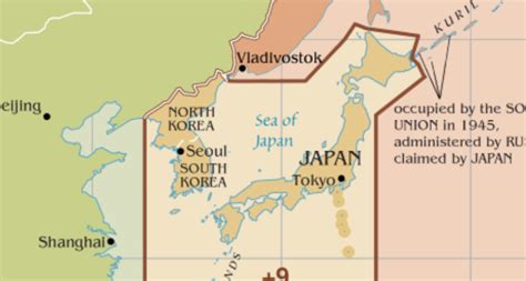 Japan Time Zones Map - Best Map of Middle Earth