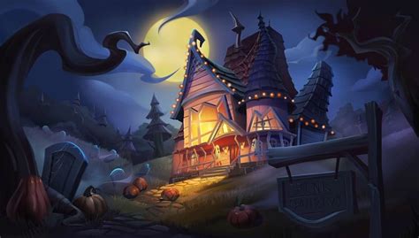 ArtStation - Halloween, Ekaterina Sludnyakova | Japanese pop art, Concept art drawing ...