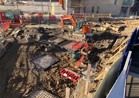 New Kidbrooke station building work underway - Murky Depths