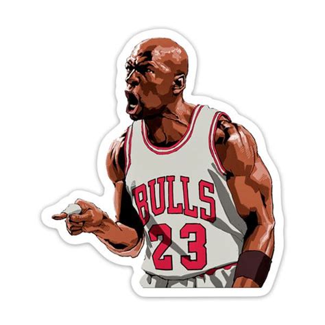 Sticker Michael Jordan Your Majesty | MuralDecal.com