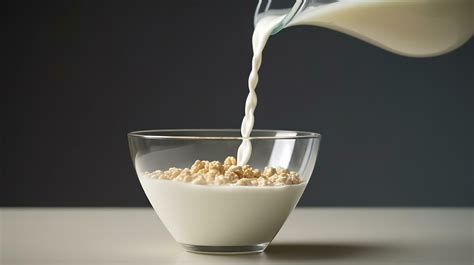 Milk and bowl of cereal. Illustration 23460347 Stock Photo at Vecteezy