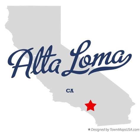 Map of Alta Loma, CA, California