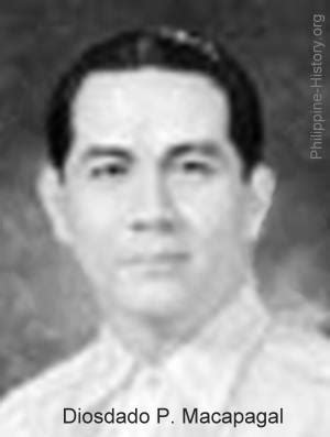 Diosdado Macapagal Biography, Diosdado Macapagal's Famous Quotes ...