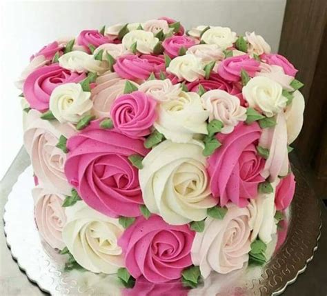 Elegant Flower Cake for girl,baby shower cakes girl