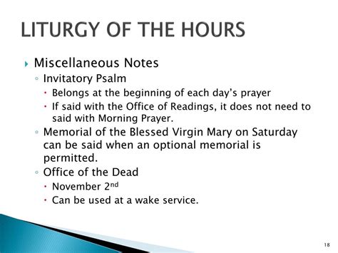 PPT - LITURGY OF THE HOURS PowerPoint Presentation, free download - ID ...