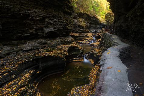 Autumn in Spiral Gorge at Watkins Glen | Watkins Glen State Park, NY | Mickey Shannon Photography