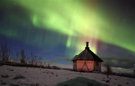 Visitors flock to Kiruna, a small town above the Arctic Circle, hoping ...