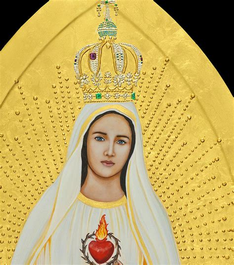 Our Lady Of Fatima Art Print Catholic Art And Jewelry - Riset