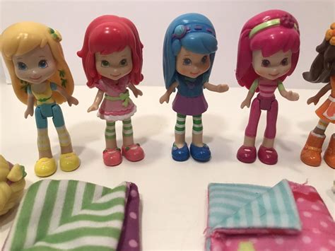 Strawberry Shortcake Berry Bitty Friends Dress Up Figures Mini Dolls Lot | #1869817966