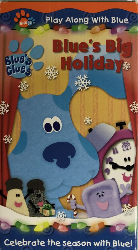 Blues Clues Blues Big Holiday Vhs Nick Jr Vintage Retro Tape | The Best Porn Website