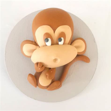 DIY Clay Monkey Magnet Craft Kit | Online class & kit | Gifts | ClassBento