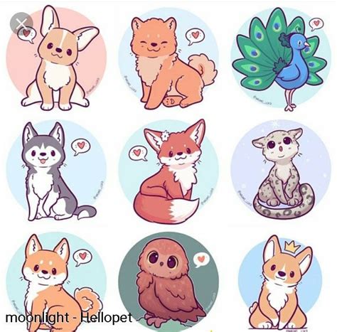 Adorable Cute Kawaii Animals Drawings - img-wut