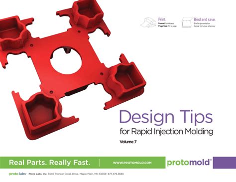 Design Tips - Injection Molding