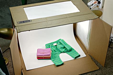 DIY Photography Light Box from a Cardboard Box, Walmart LED Desk Lamps – Sewing Report