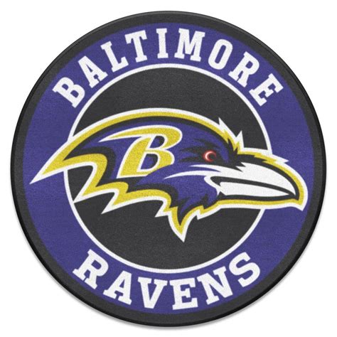 FANMATS NFL Baltimore Ravens Purple 2 ft. x 2 ft. Round Area Rug 17951 ...