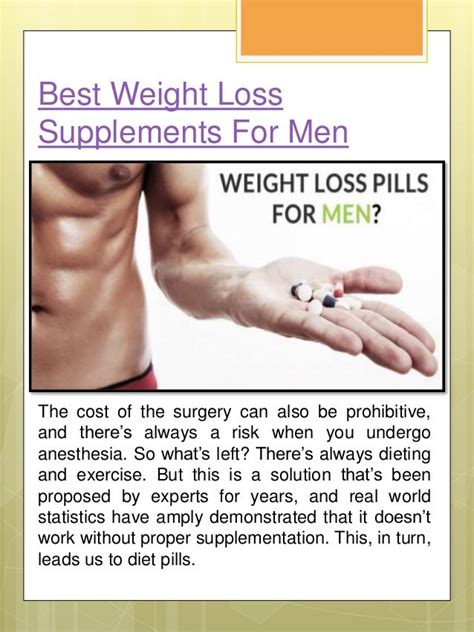 Best Diet Pills For Men