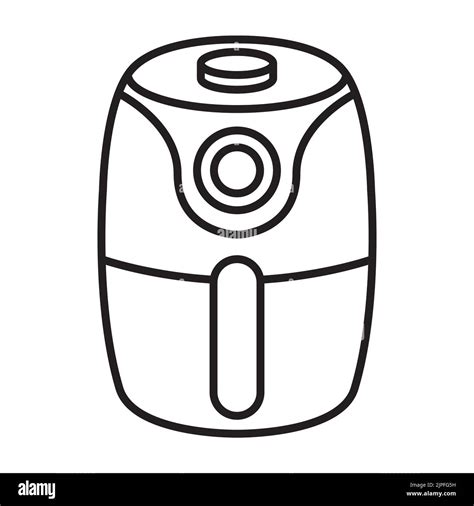 cooking air fryer appliance icon vector for graphic design, logo ...