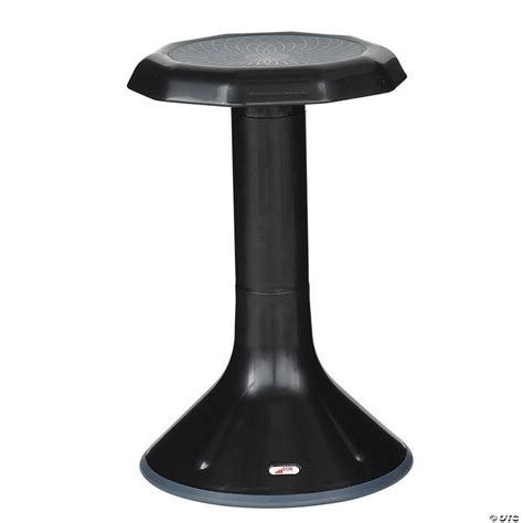 ECR4Kids ACE Active Core Engagement Wobble Stool for Kids, 20”, Black | Oriental Trading