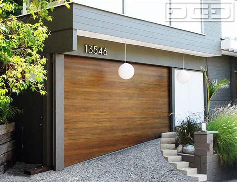 This photo about: Custom Mid Century Modern Garage Doors, entitled as Mid Century Modern Garage ...