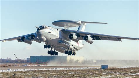 The modernized A-50U AWACS aircraft was handed over to the Russian Air ...