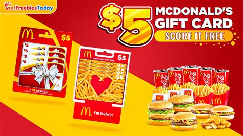 $5 mcdonald’s gift card – Get Freebies Today