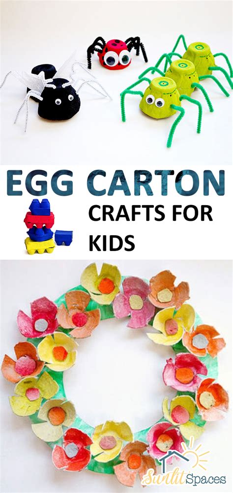 Egg Carton Crafts for Kids - Sunlit Spaces