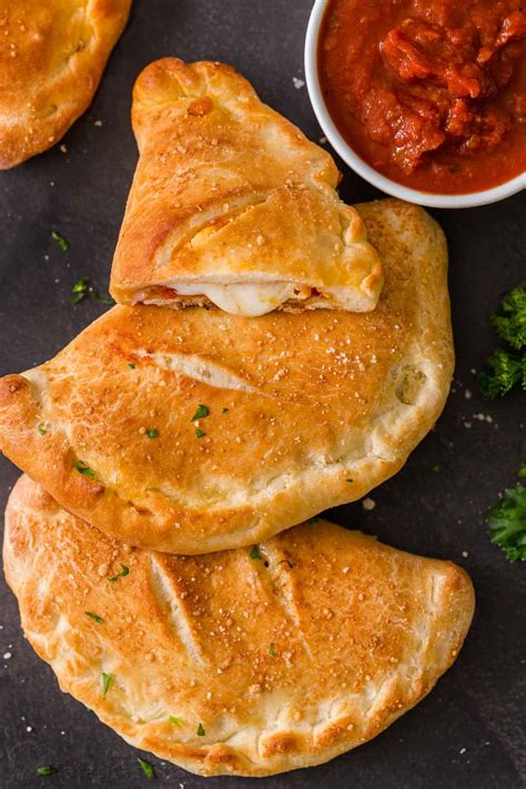 Easy Calzone Recipe - NatashasKitchen.com