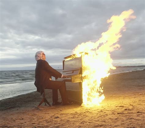 Flaming piano Blank Template - Imgflip