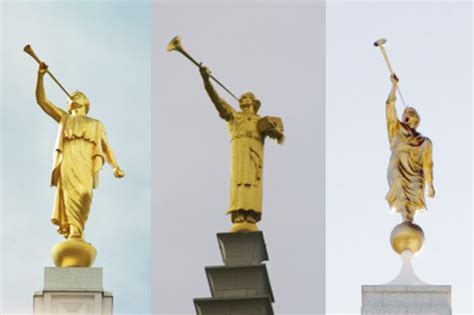 The Fashions of the Angel Moroni Statue - Latter-day Saint Missionaries