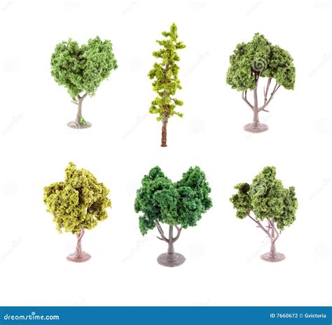 Miniature Artificial Trees Stock Photography - Image: 7660672