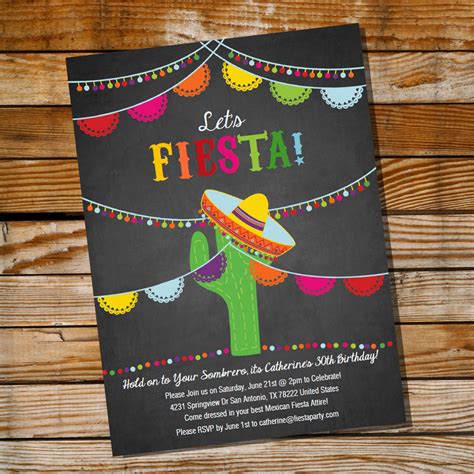 Fiesta Invitations