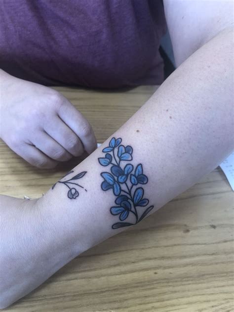 Texas Bluebonnet tattoo | Cuff tattoo, Bluebonnet tattoo, Tattoos