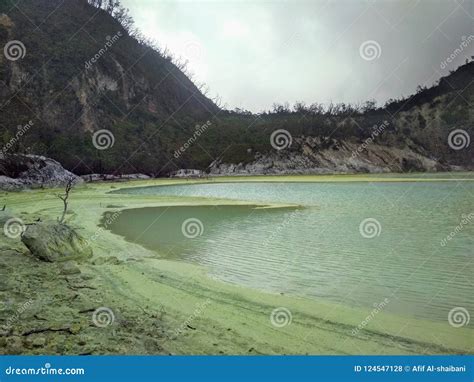 Kawah Putih stock photo. Image of indonesia, volcano - 124547128