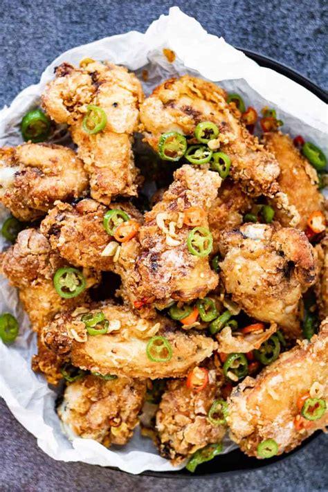 Chinese Salt and Pepper Chicken Wings | All Ways Delicious