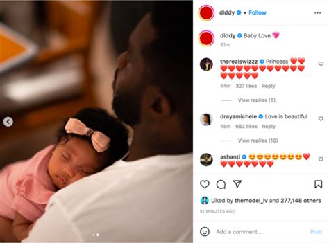 Update: Diddy's Newborn Daughter Makes Official IG Debut [PHOTO ...