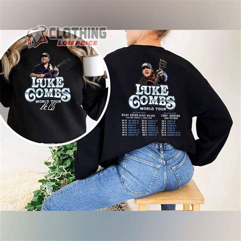 Luke Combs World Tour 2023 Merch, Luke Combs Tour Dates, Setlist T-Shirt in 2022 | Music shirt ...