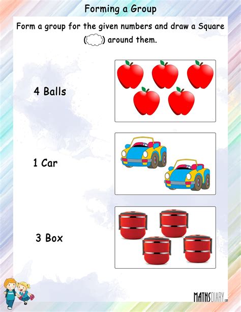 Forming a group for given numbers Worksheets - Math Worksheets ...