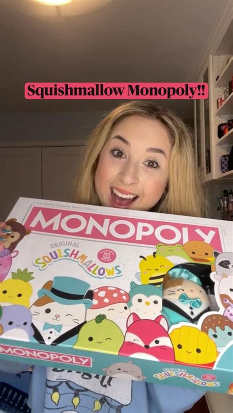 Squishmallow Monopoly Board Game | Cute Squishies, Crafts for Teens ...