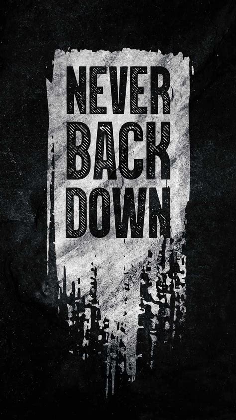 Never Back Down IPhone Wallpaper - IPhone Wallpapers : iPhone ...