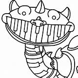 ぬりえ 【ポピープレイタイムチャプター4Pianosaurus sketch template