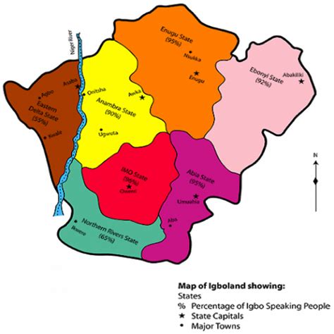 Igbo People Map