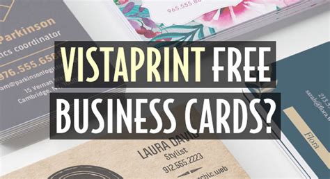 VistaPrint Free Business Cards? Get Free Samples Now