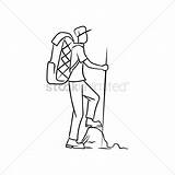 Hiking Couple Coloring Pages sketch template