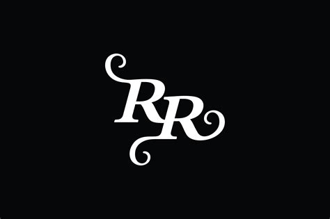 Monogram RR Logo V2 Gráfico por Greenlines Studios · Creative Fabrica