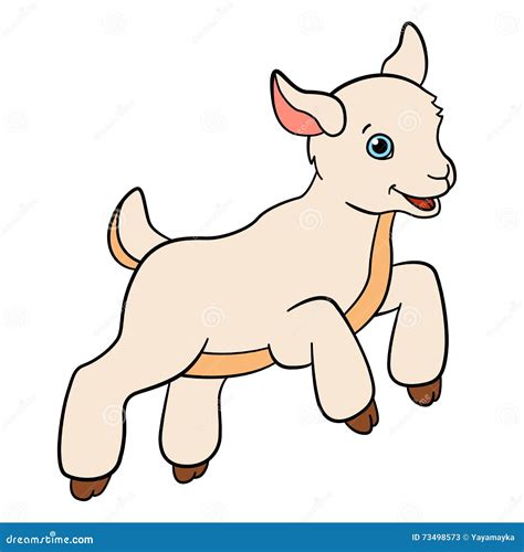 Cute Goat Cartoon