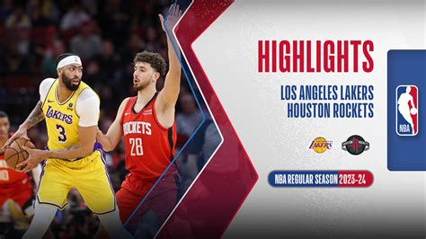 Los Angeles Lakers - Houston Rockets Highlights 30/1 | FPT Play