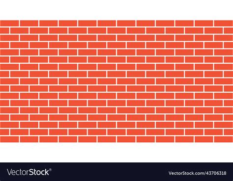 Red brick wall seamless pattern Royalty Free Vector Image