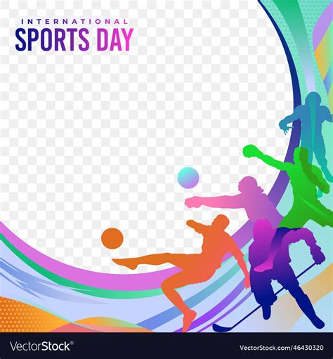 Sports day background Royalty Free Vector Image